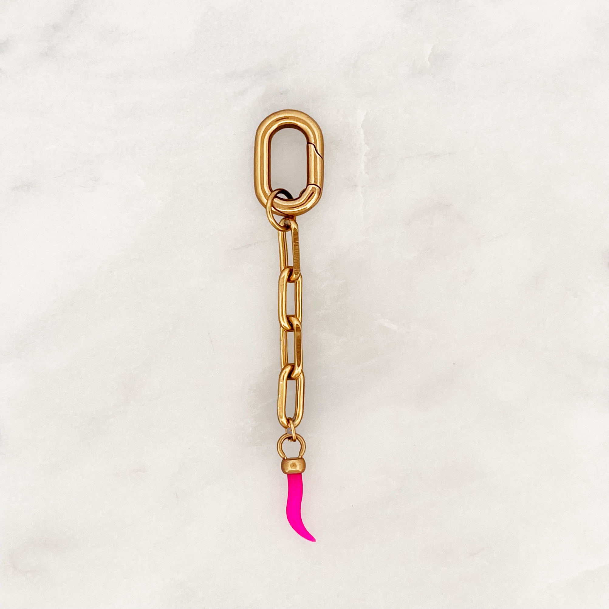 Bikini Charm Pink Chili Buxon Clasp Bikini Charm Pink Chili Buxon Clasp