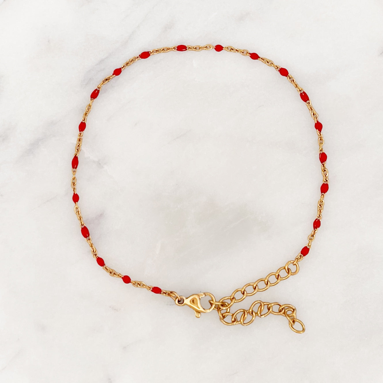 Bracelet Fiery Red Dots Bracelet Fiery Red Dots