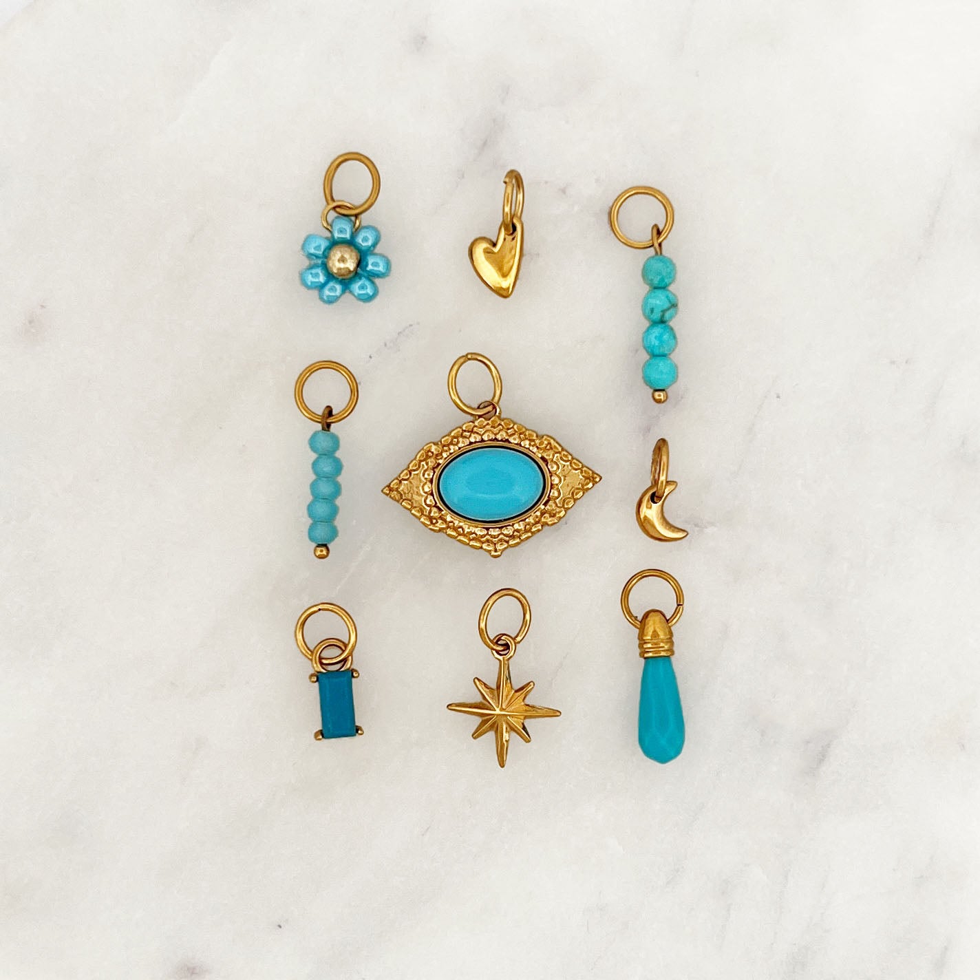 Charm box Turquoise Charm box Turquoise