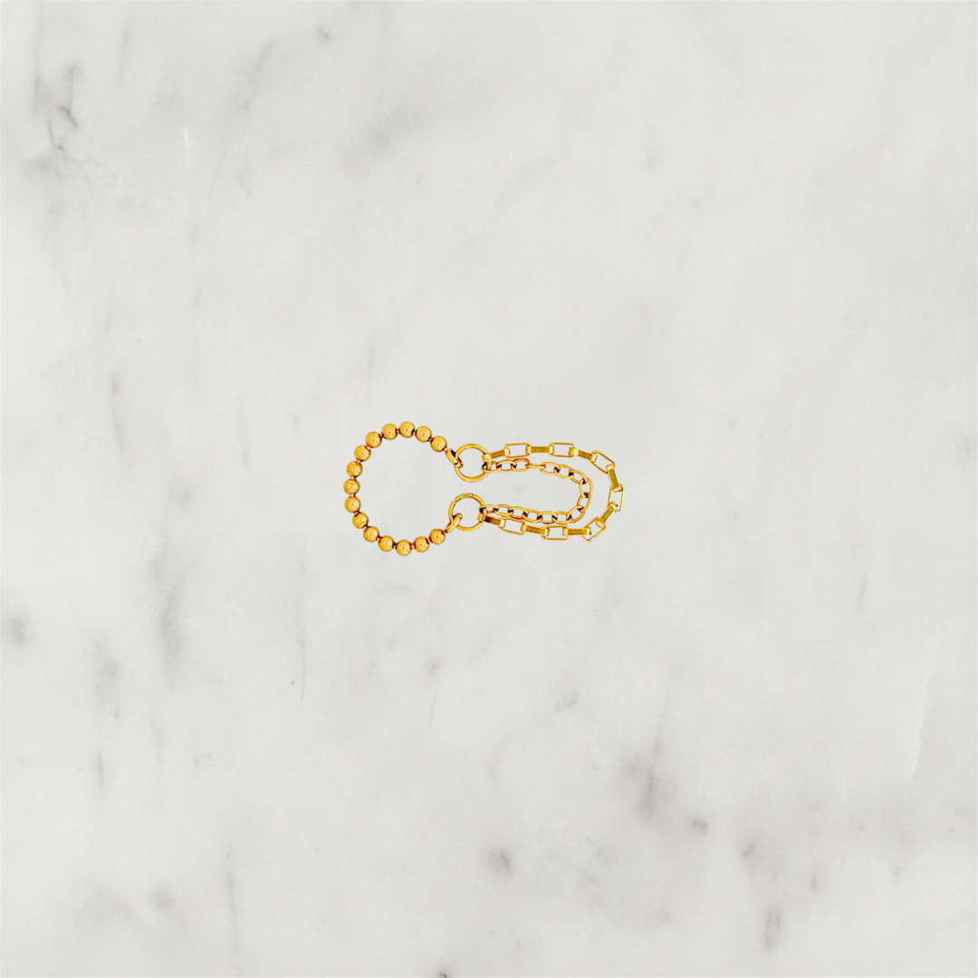 Dots Ear Cuff Chain Dots Ear Cuff Chain