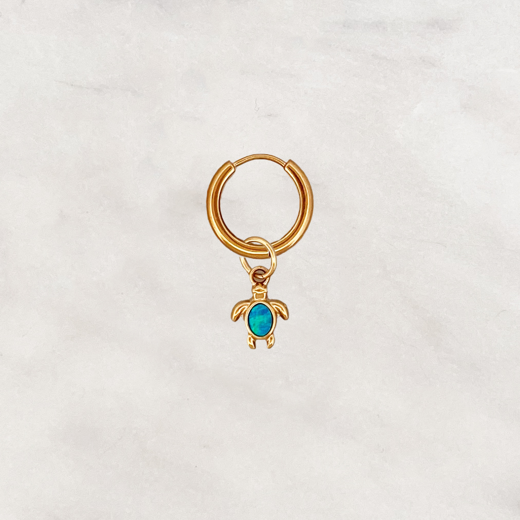 Earring Blue Turtle Earring Blue Turtle