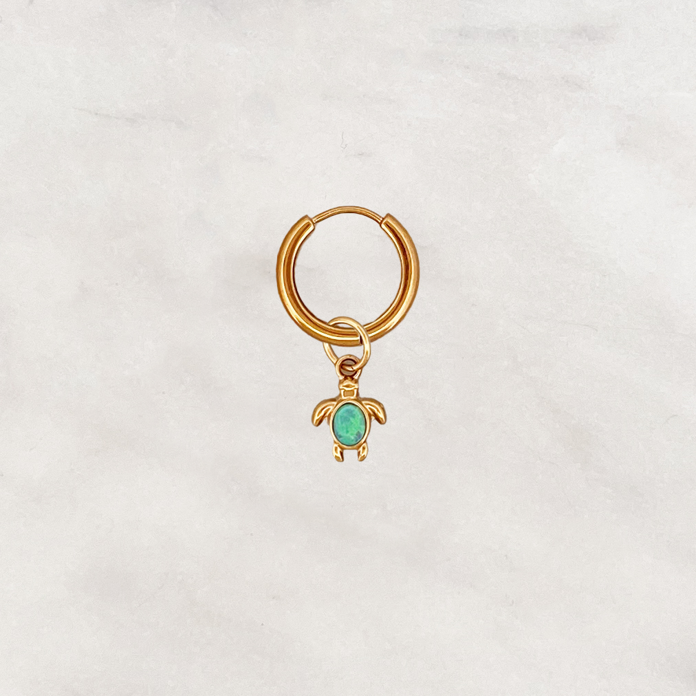 Earring Green Turtle Earring Green Turtle
