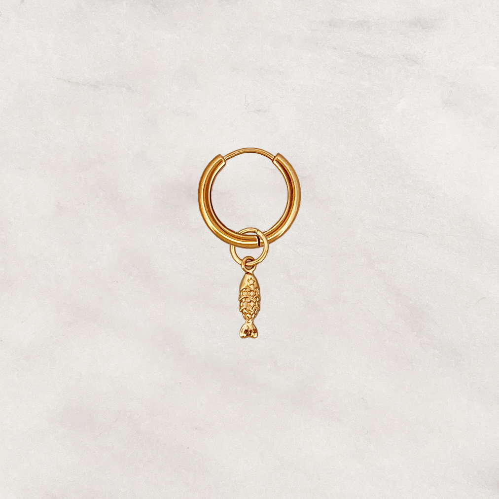 Earring Tiny Fish Earring Tiny Fish