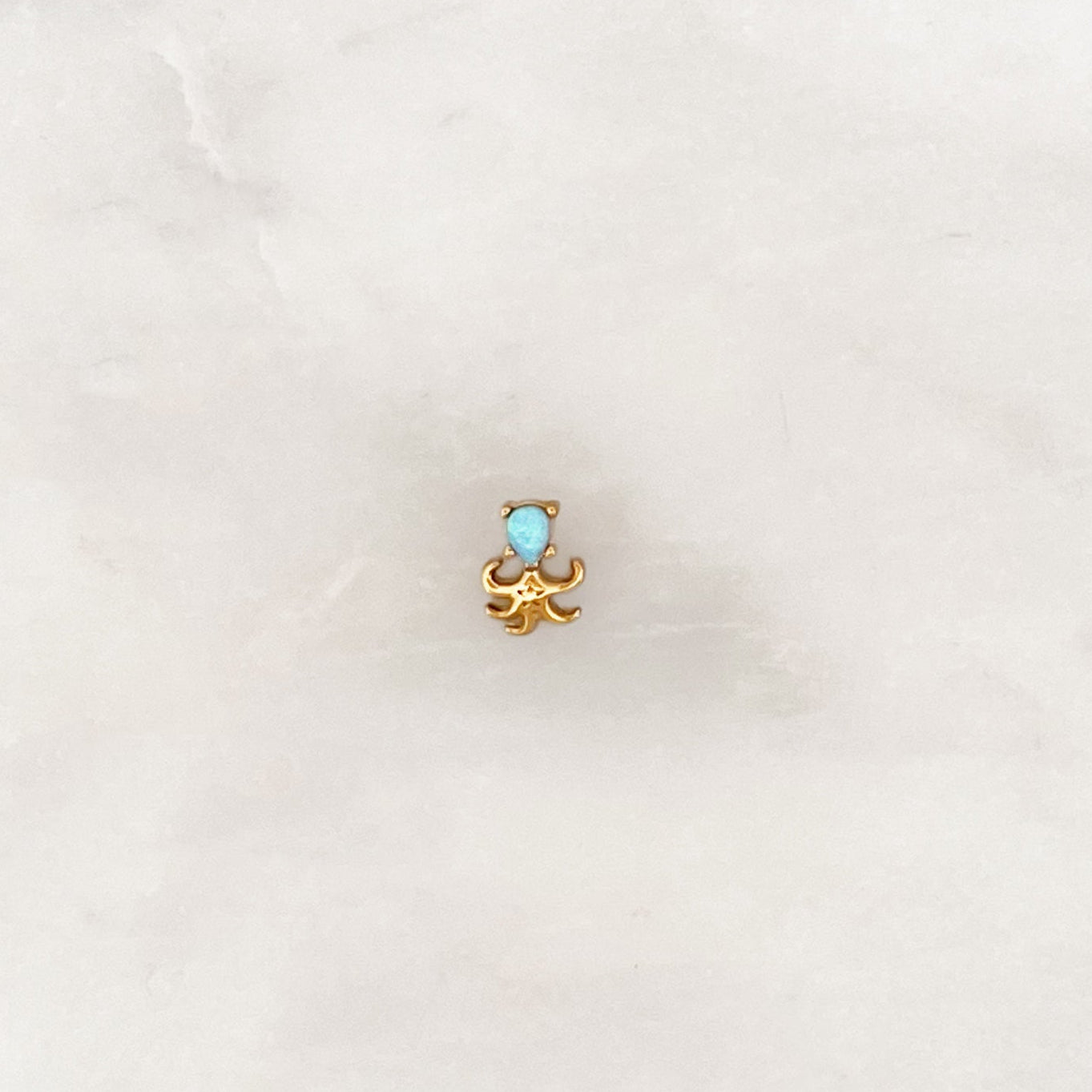 Ohrstecker Blauer Oktopus Ohrstecker Blauer Oktopus