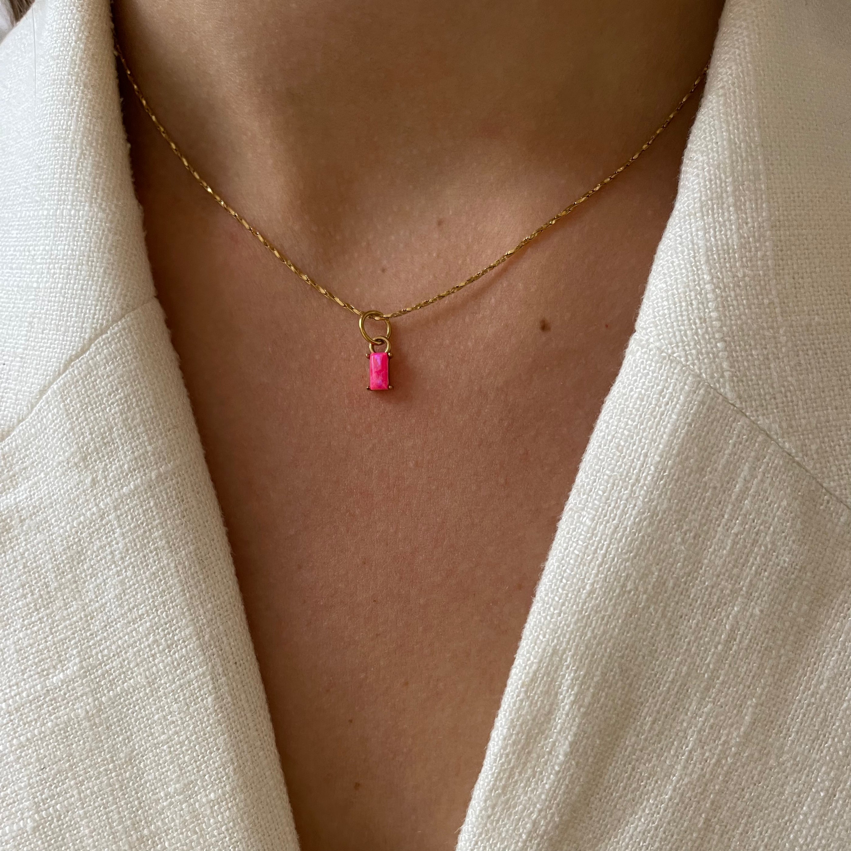 DYO Baguette d'opale rose DYO Baguette d'opale rose