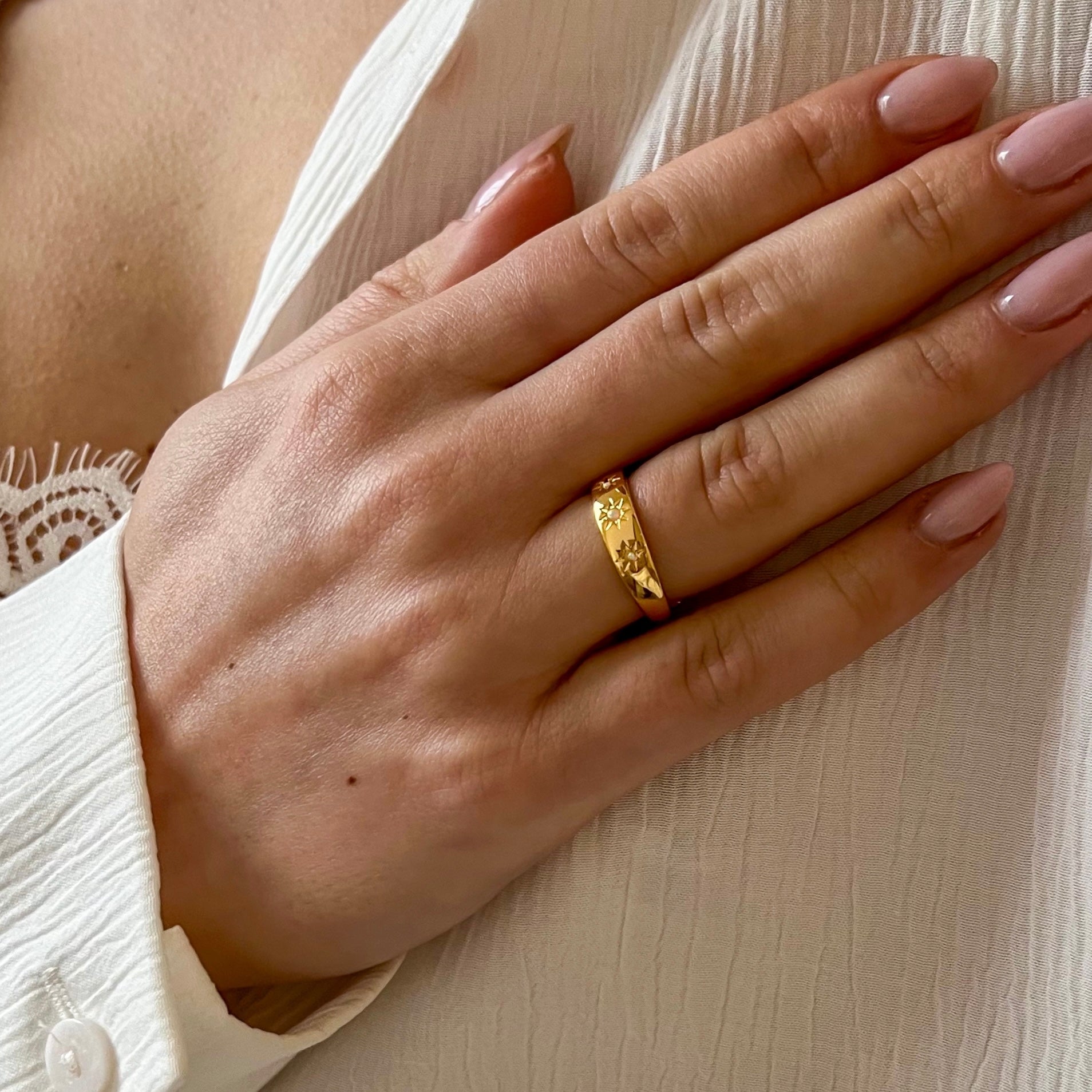 Ring Opal Stars Ring Opal Stars