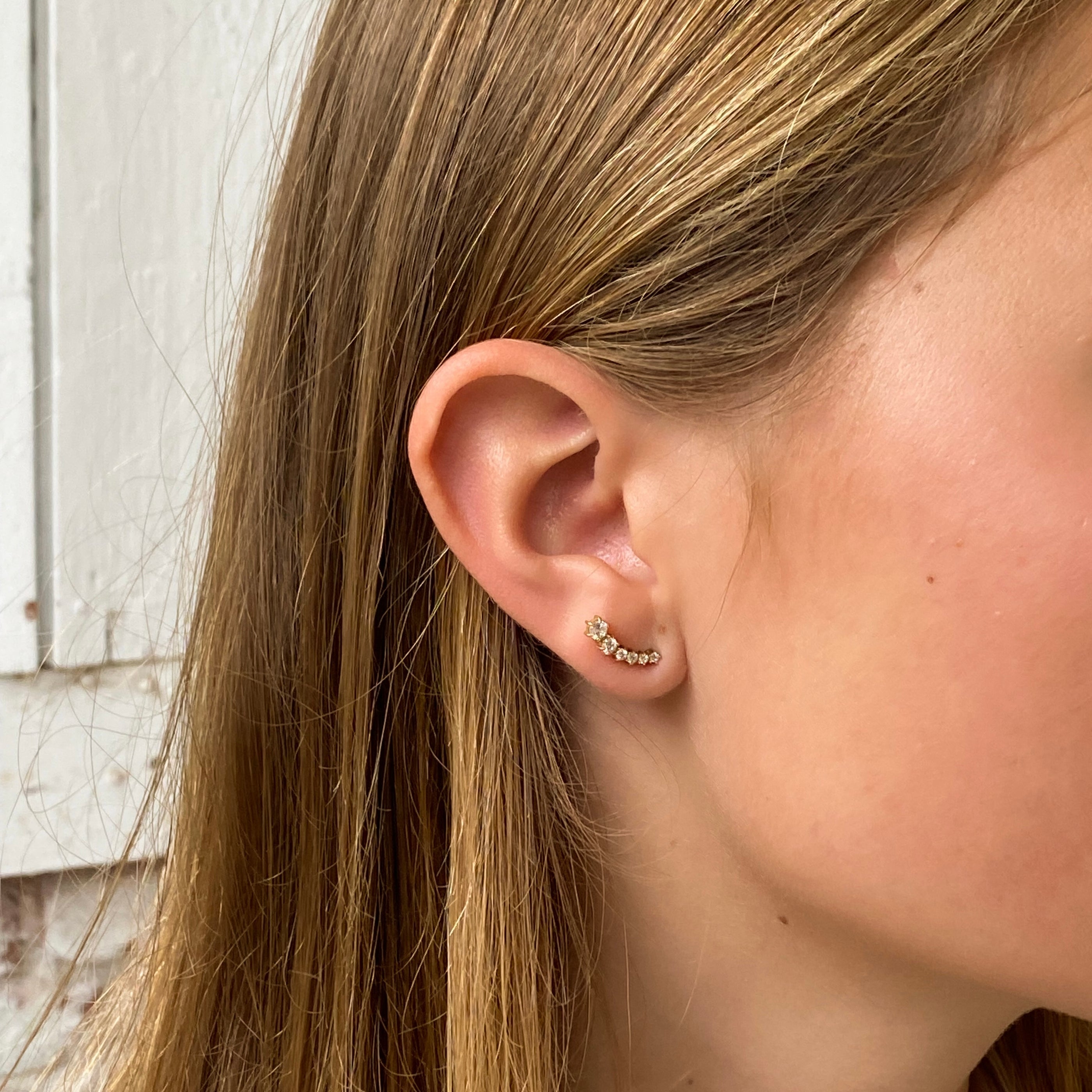 Earstud Strass Stars Right Earstud Strass Stars Right