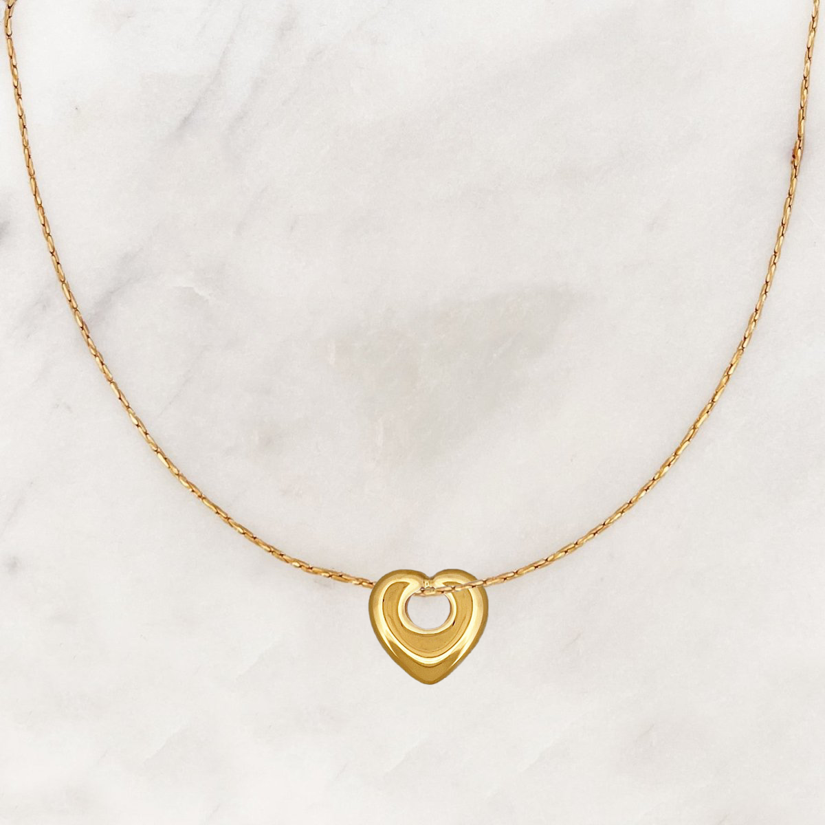 Necklace Loved Heart Necklace Loved Heart