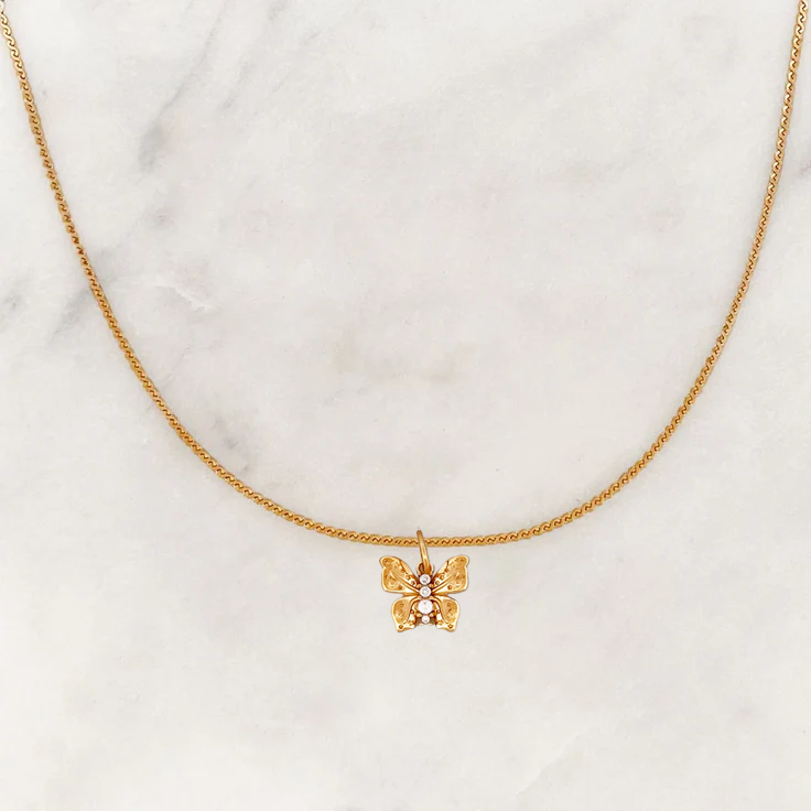Necklace Shiny Butterfly Necklace Shiny Butterfly