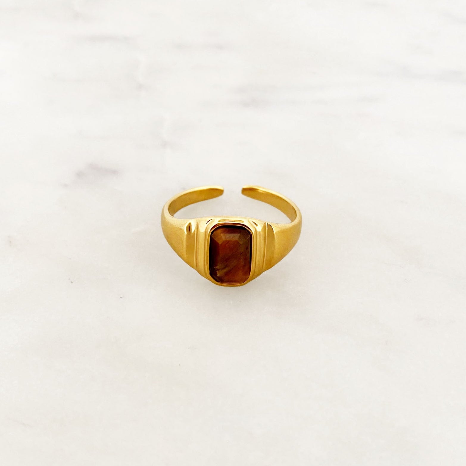 Ring Tiger's Eye Ring Tiger's Eye