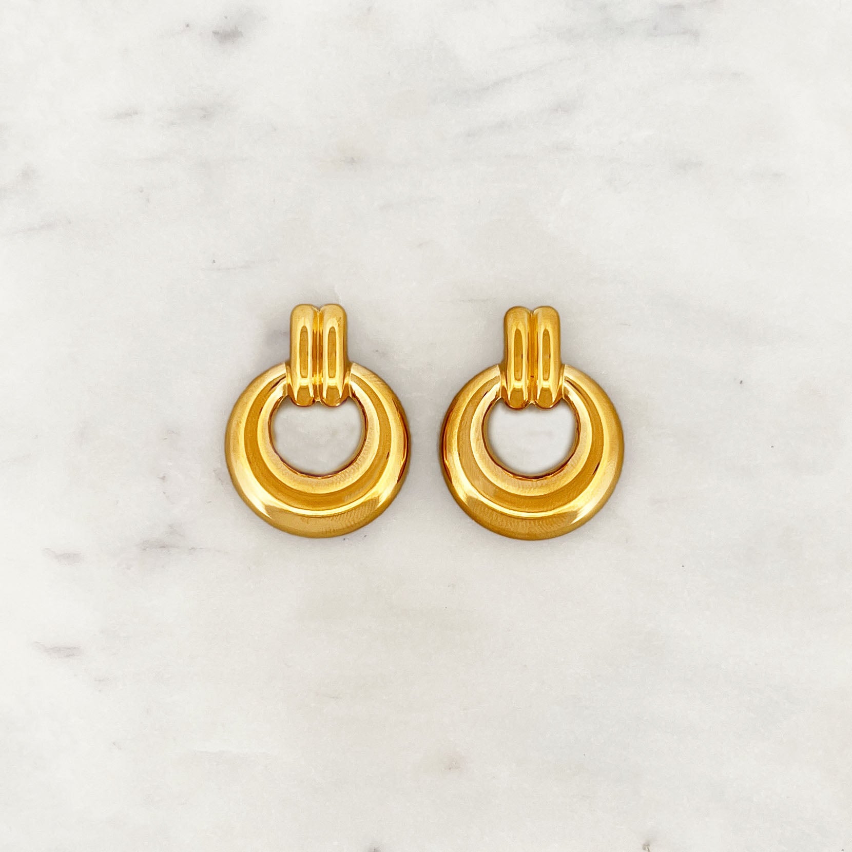 Round Pendant Earstud Set Big Round Pendant Earstud Set Big