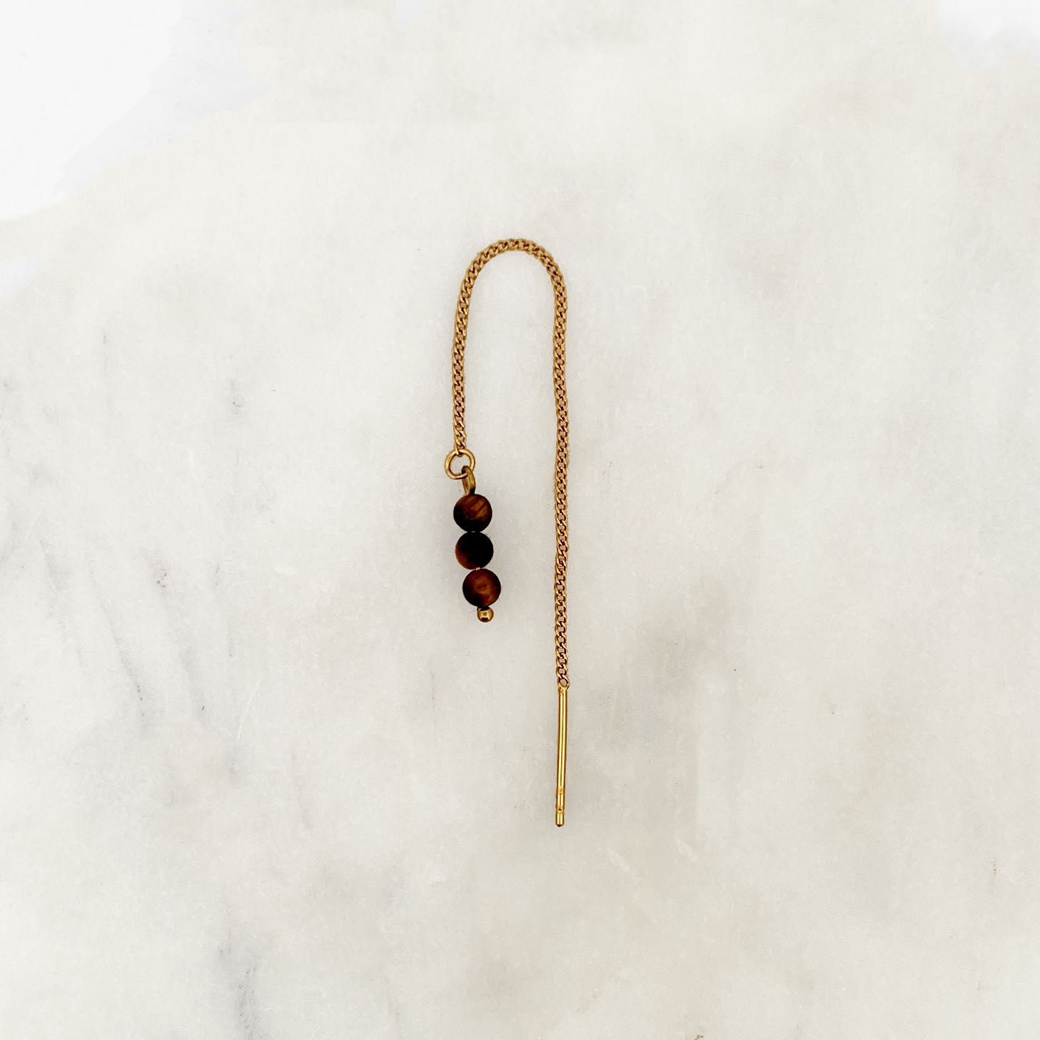 Threader Tiger's Eye Beads Threader Tiger's Eye Beads