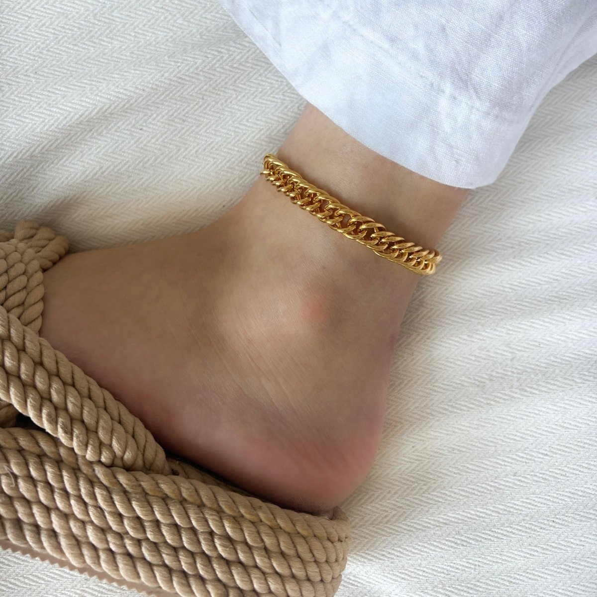 Anklet Big Chain - ByNouck Jewelry Anklet Big Chain - ByNouck Jewelry