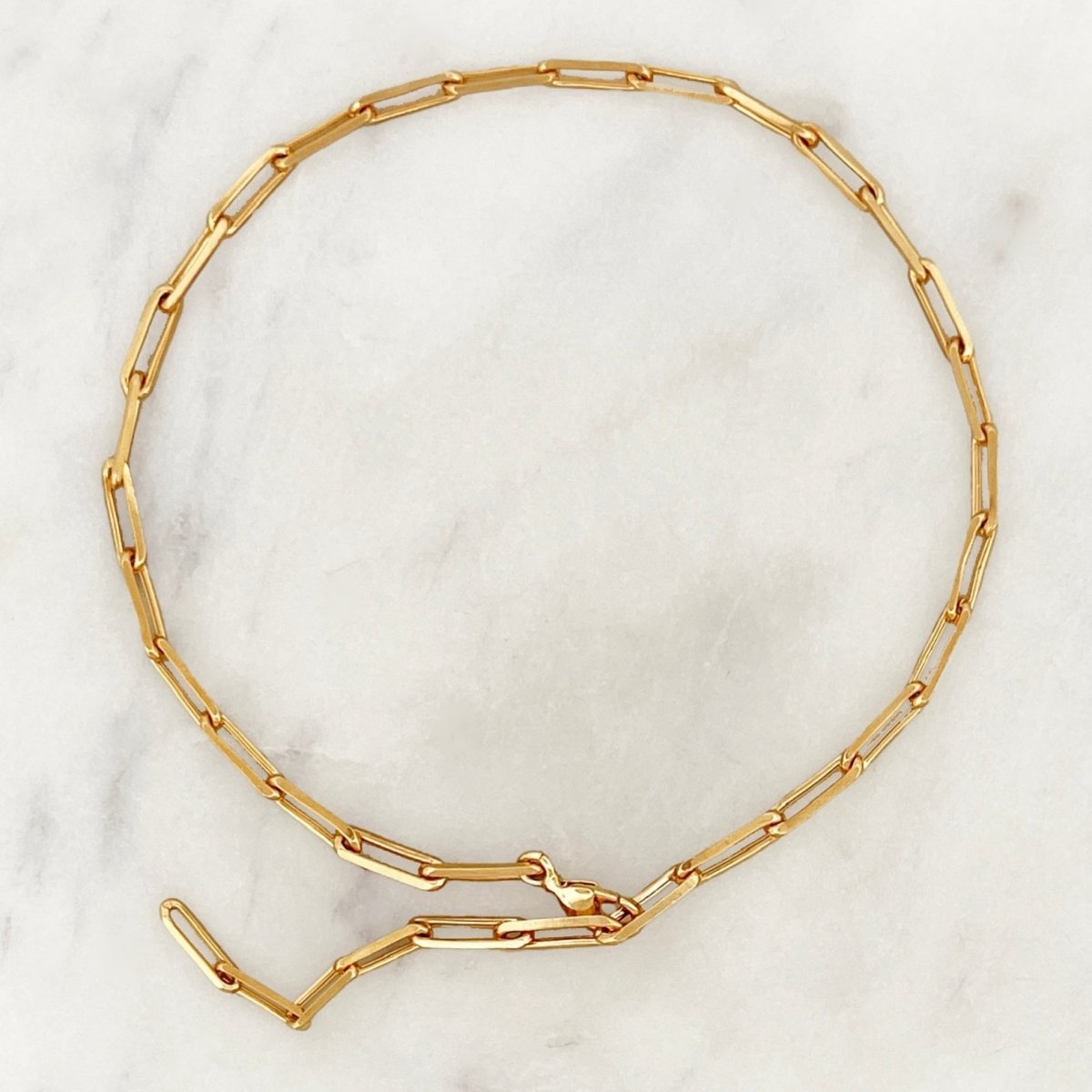 Anklet Medium Oval - ByNouck Jewelry Anklet Medium Oval - ByNouck Jewelry