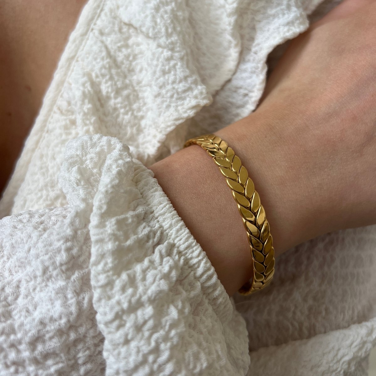 Braided Bangle - ByNouck Jewelry Braided Bangle - ByNouck Jewelry