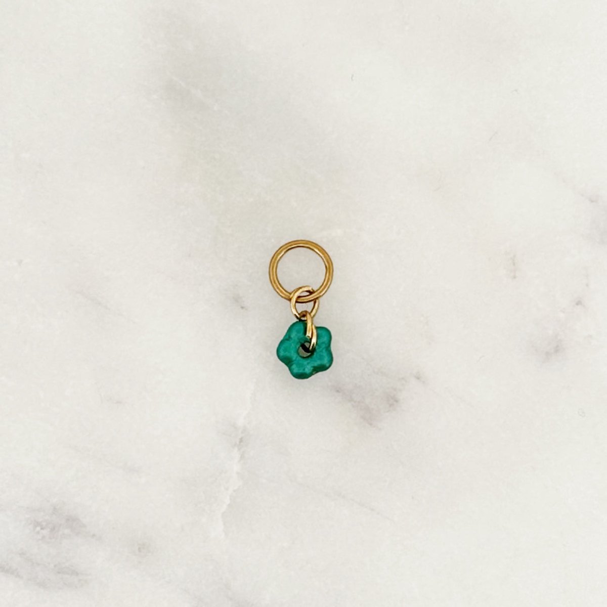 DYO Little Aqua Green Flower - ByNouck Jewelry DYO Little Aqua Green Flower - ByNouck Jewelry