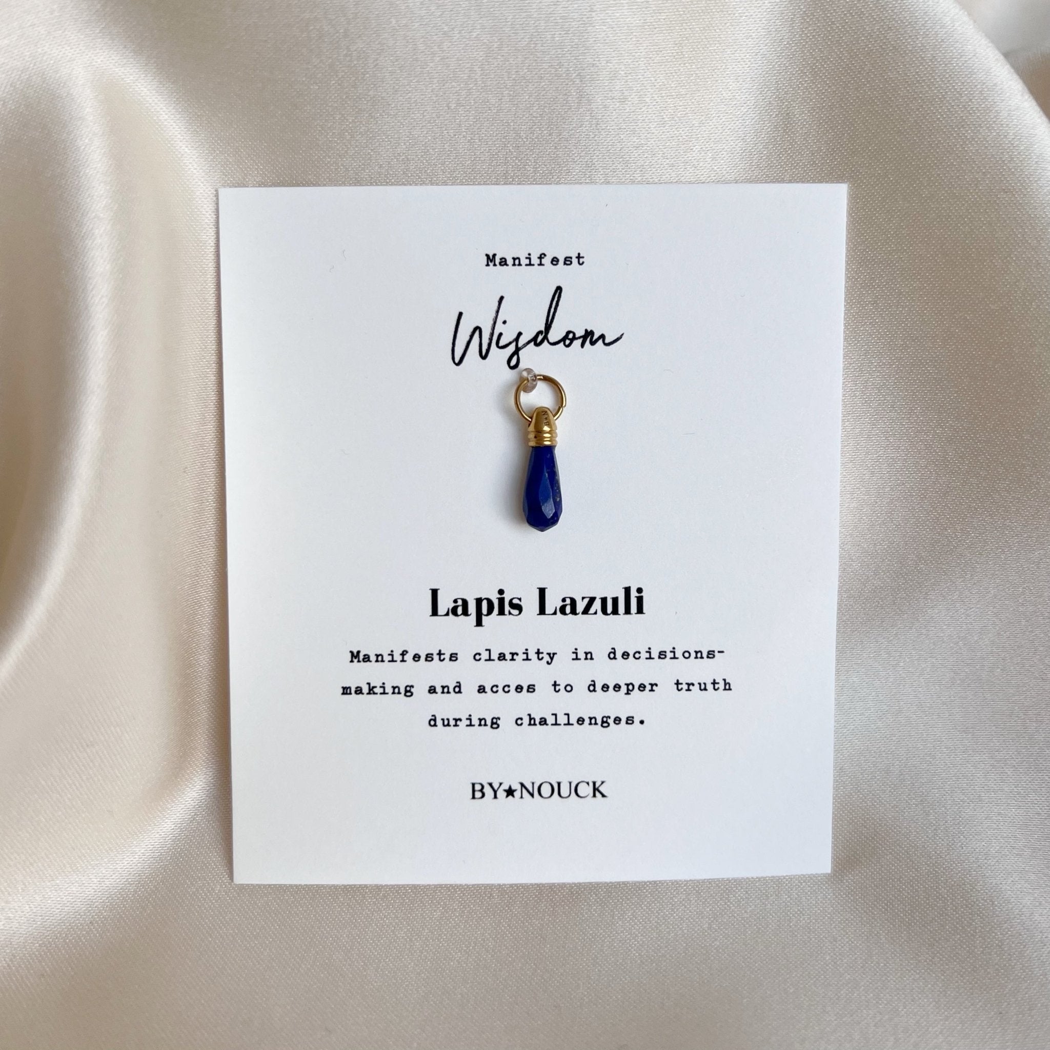 DYO Manifest Stone Lapis Lazuli - ByNouck Jewelry DYO Manifest Stone Lapis Lazuli - ByNouck Jewelry