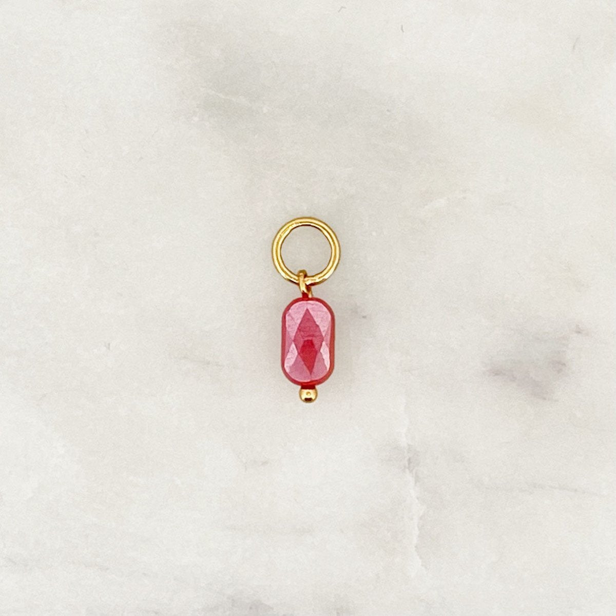 DYO Red Facet Bead - ByNouck Jewelry DYO Red Facet Bead - ByNouck Jewelry