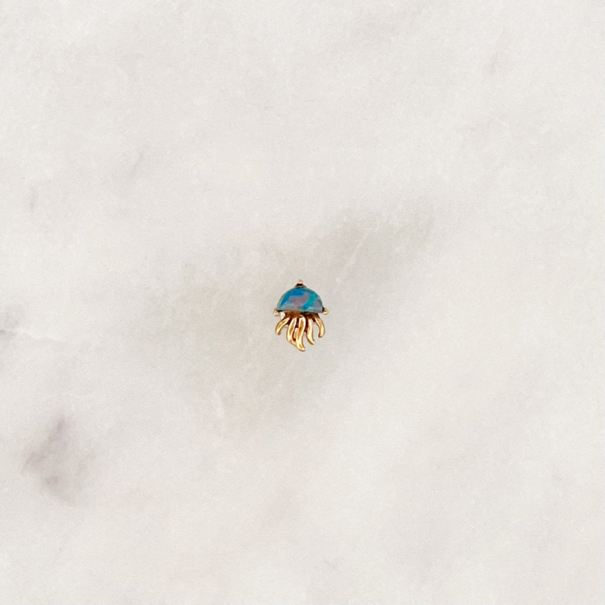 Earstud Jellyfish - ByNouck Jewelry Earstud Jellyfish - ByNouck Jewelry