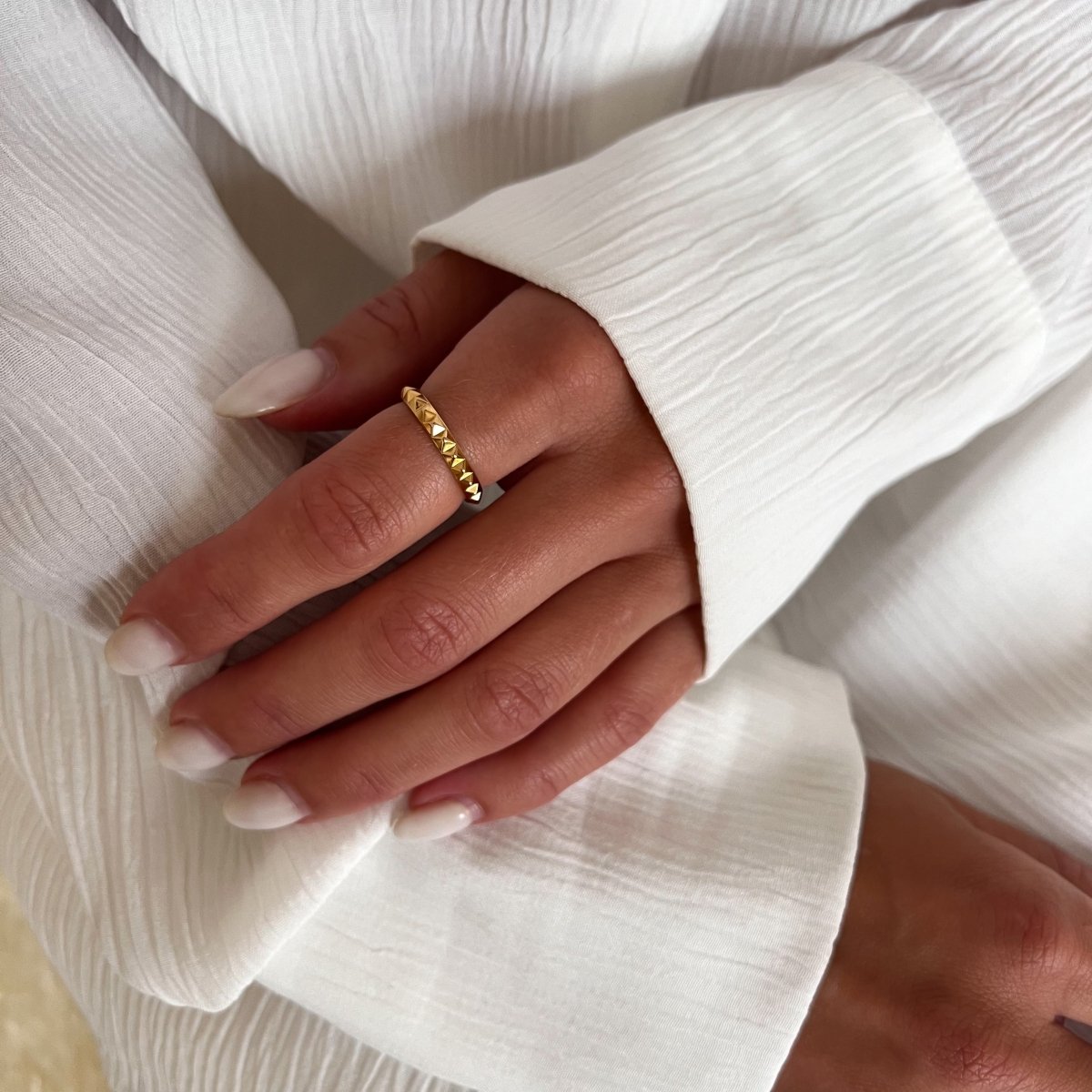 Facet Stack Ring - ByNouck Jewelry Facet Stack Ring - ByNouck Jewelry