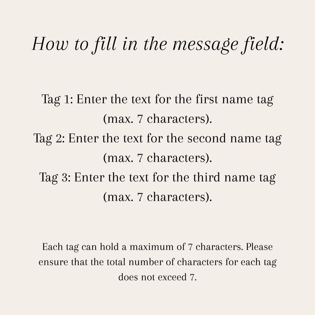 Necklace Engraved Tags - ByNouck Jewelry Necklace Engraved Tags - ByNouck Jewelry