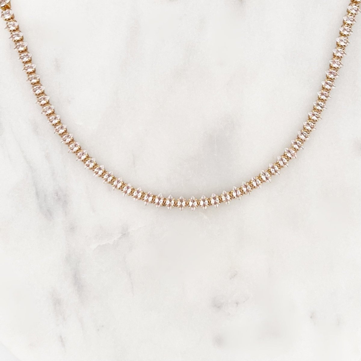 Oval Rhinestone Choker - ByNouck Jewelry Oval Rhinestone Choker - ByNouck Jewelry