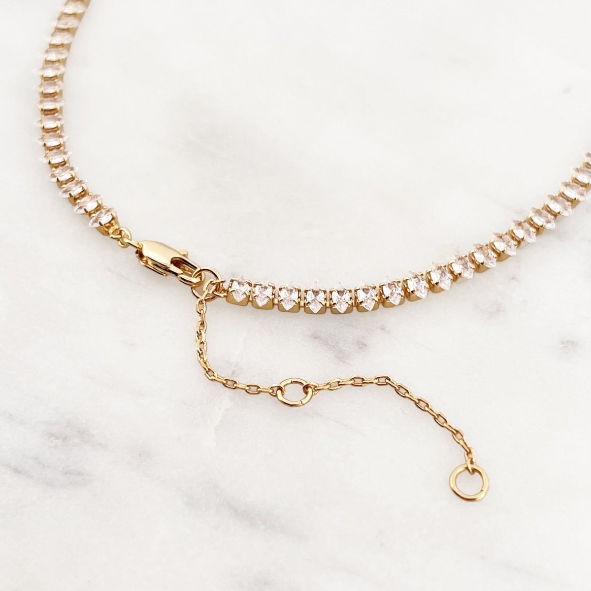 Oval Rhinestone Choker - ByNouck Jewelry Oval Rhinestone Choker - ByNouck Jewelry