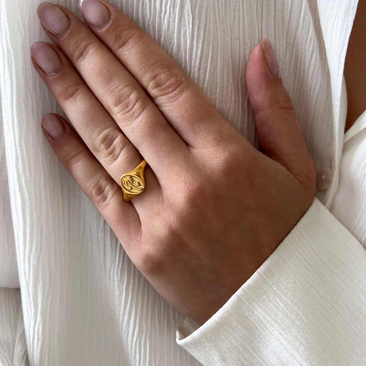 Palm Amulet Ring - ByNouck Jewelry Palm Amulet Ring - ByNouck Jewelry