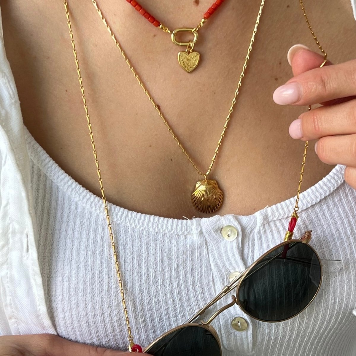 Red Sunny Cord - ByNouck Jewelry Red Sunny Cord - ByNouck Jewelry