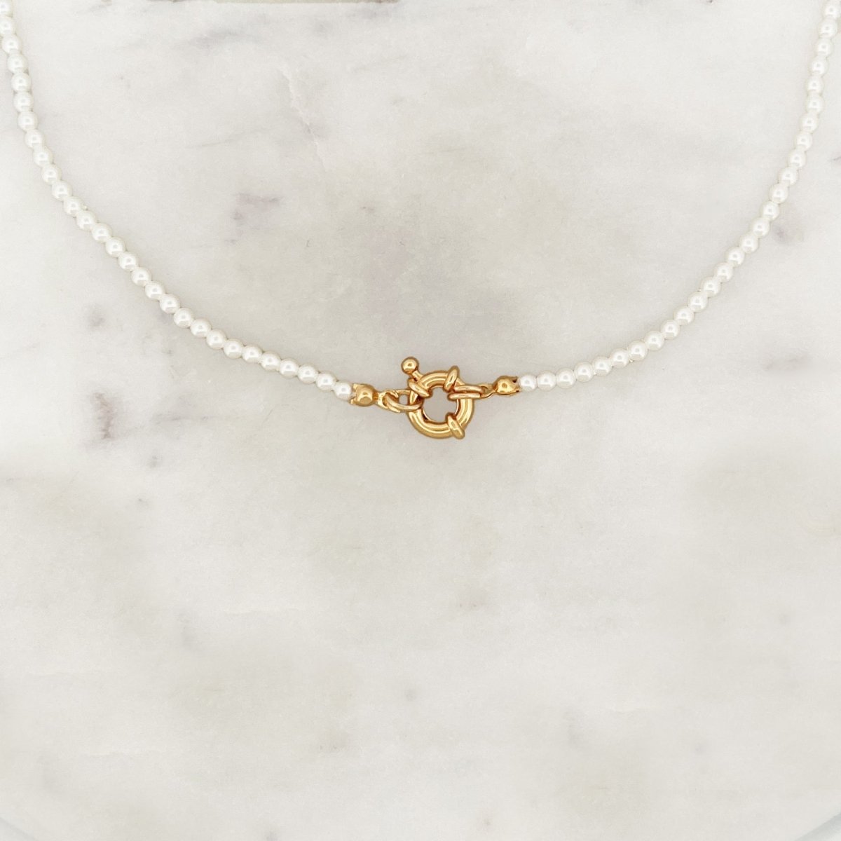 Small Shell Pearls Choker - ByNouck Jewelry Small Shell Pearls Choker - ByNouck Jewelry