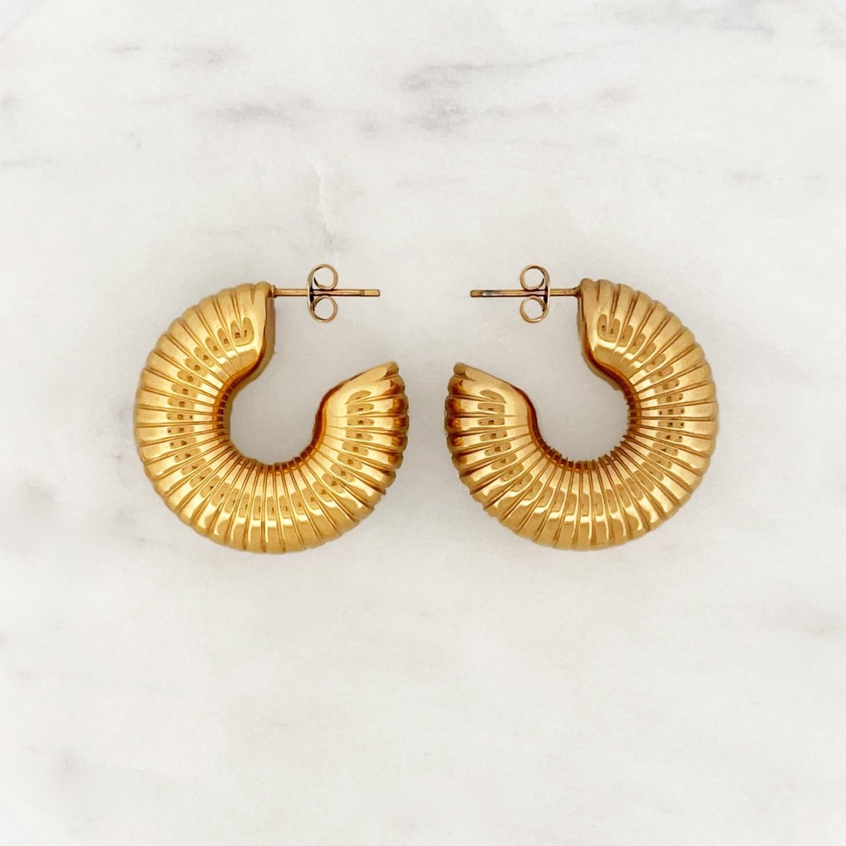 Thread Hoop Set - ByNouck Jewelry Thread Hoop Set - ByNouck Jewelry