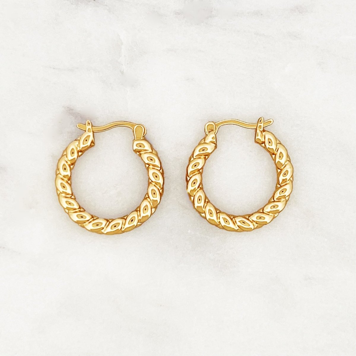 Big Braided Hoop Set - ByNouck Jewelry Big Braided Hoop Set - ByNouck Jewelry