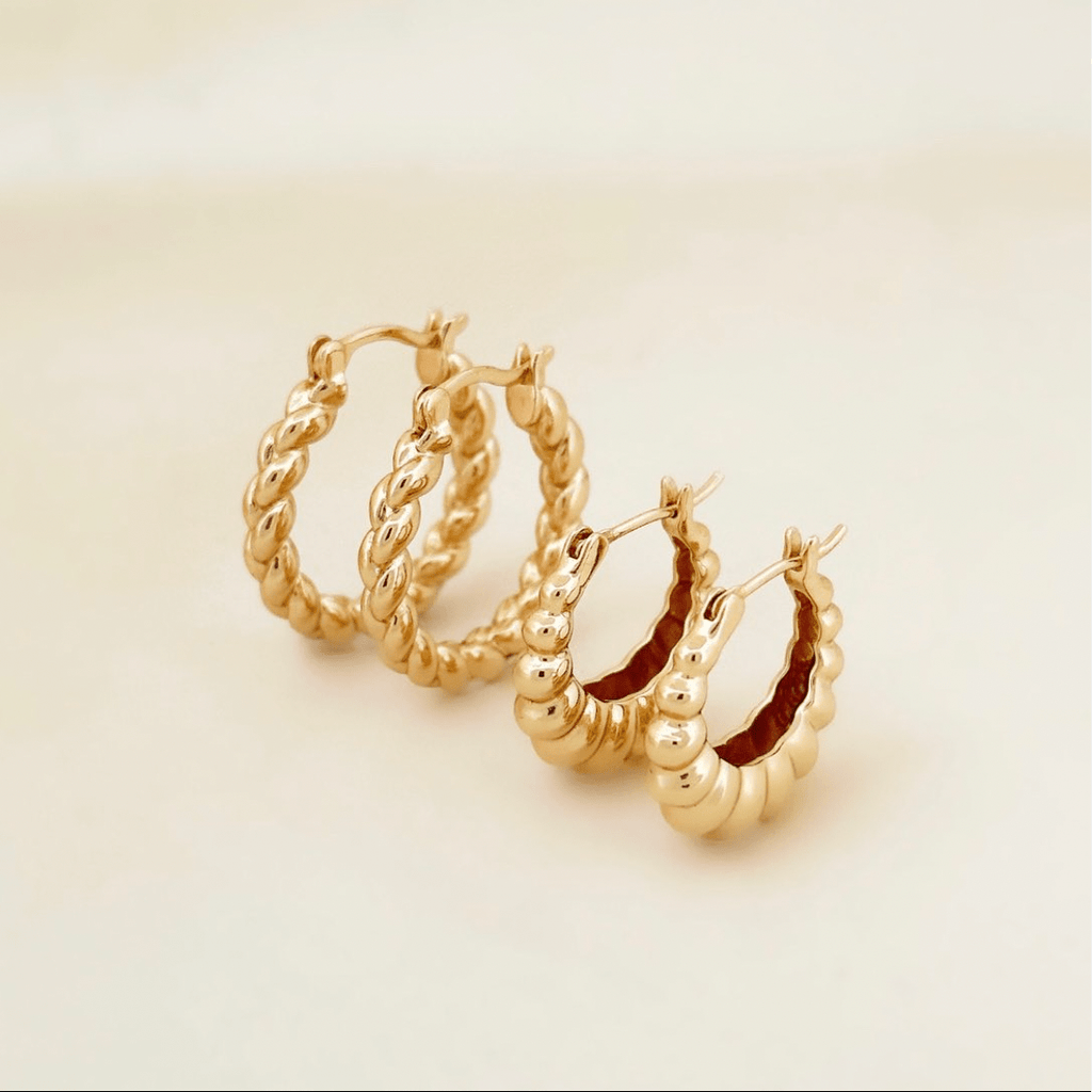 Big Braided Hoop Set ByNouck Jewelry
