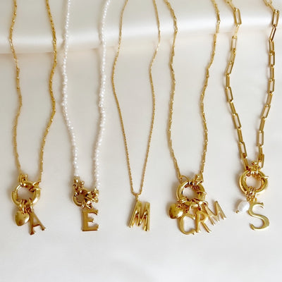 Initial Necklaces - ByNouck - Handmade with ♥︎