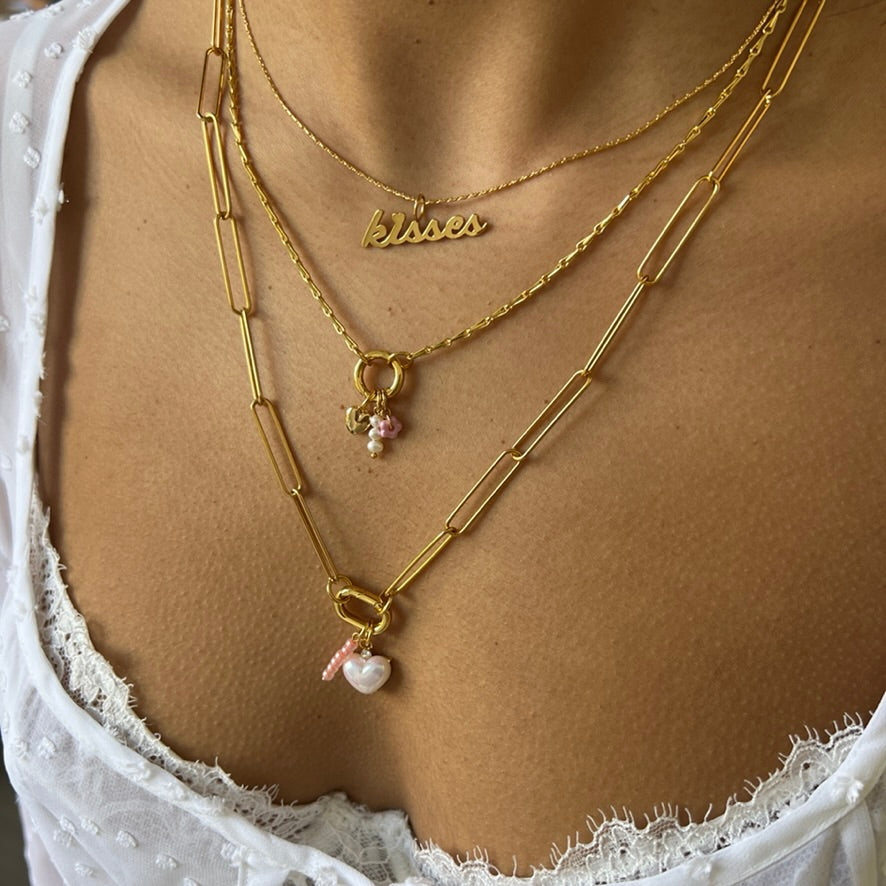 Boho Women Handmade DIY Beaded Flower Choker Necklace Charm Chain Jewelry  N^y^
