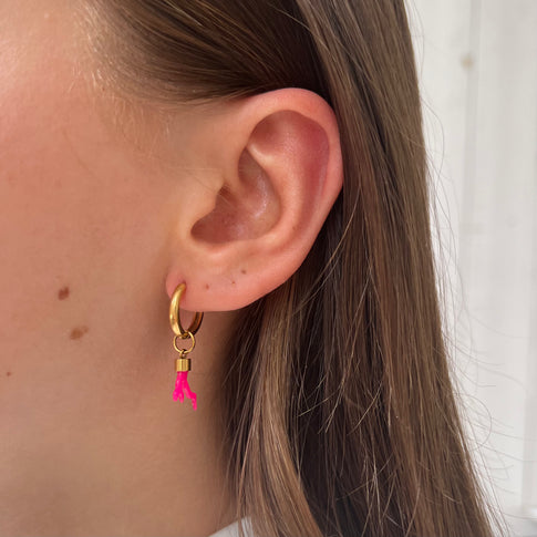Earring Pink Coral