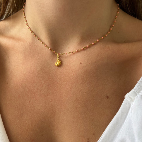 Base Coral Dots Necklace