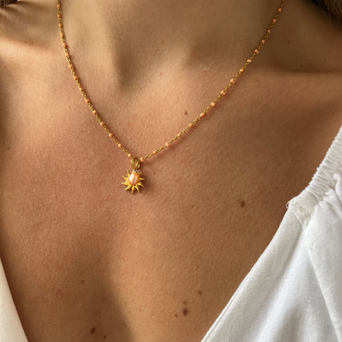 Base Coral Dots Necklace