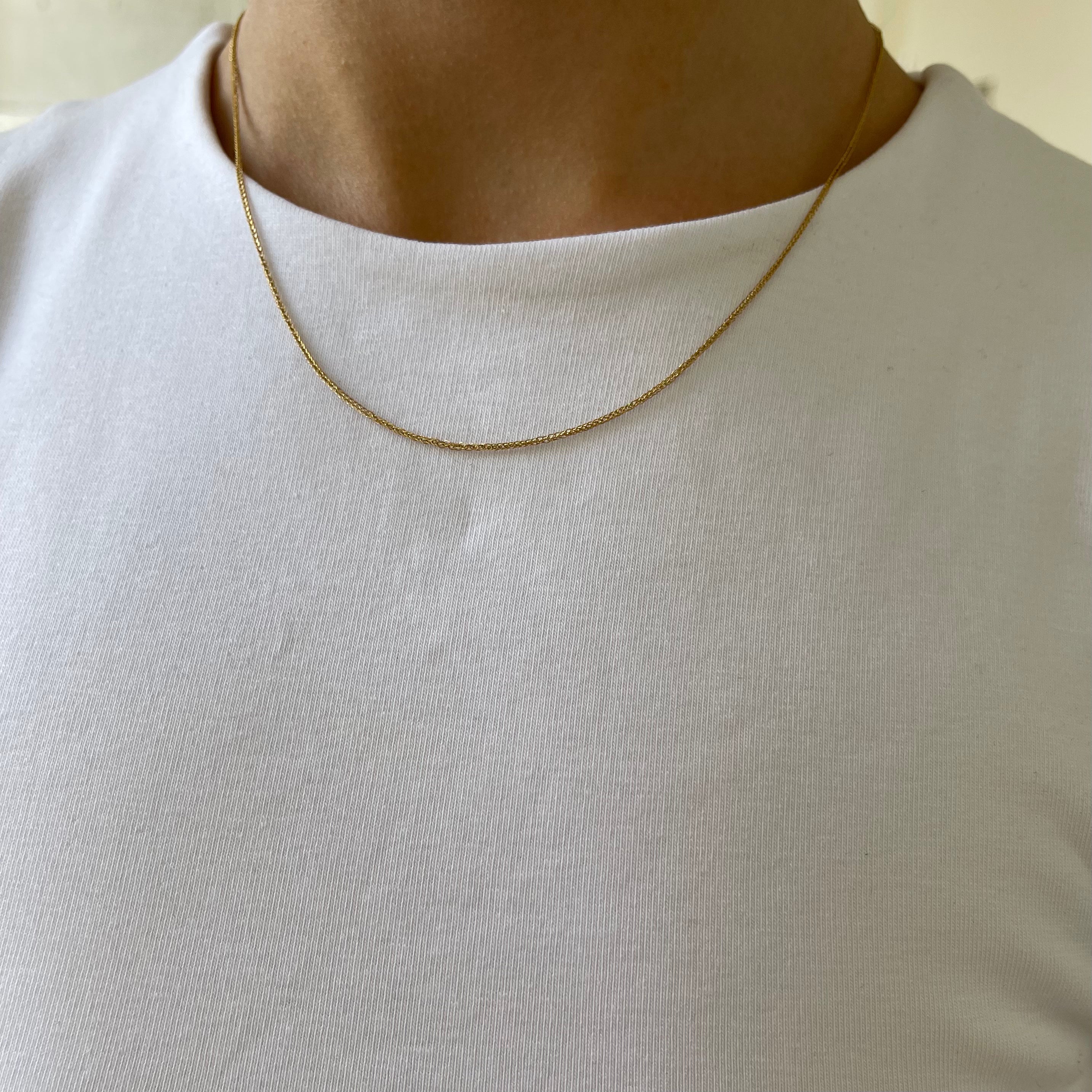 Base Fine Flat Necklace