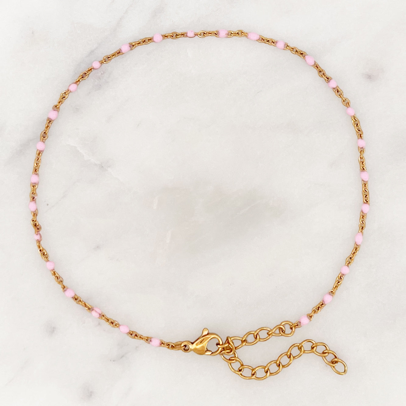 Anklet Cherry Blossom Dots