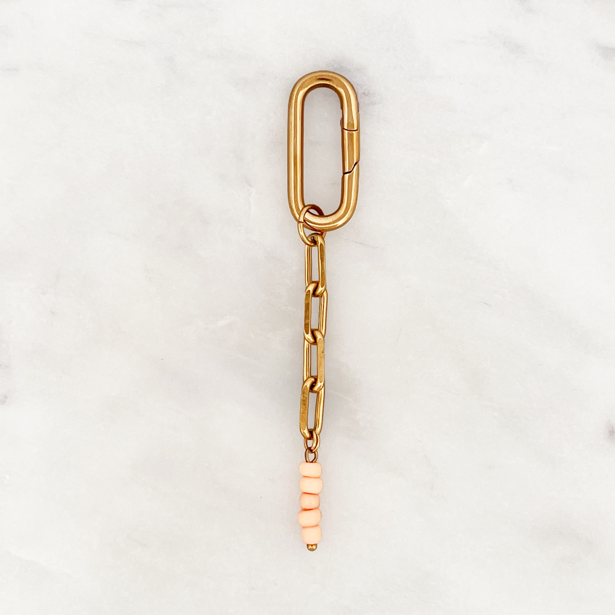 Bikini Charm Apricot Beads Classic Clasp