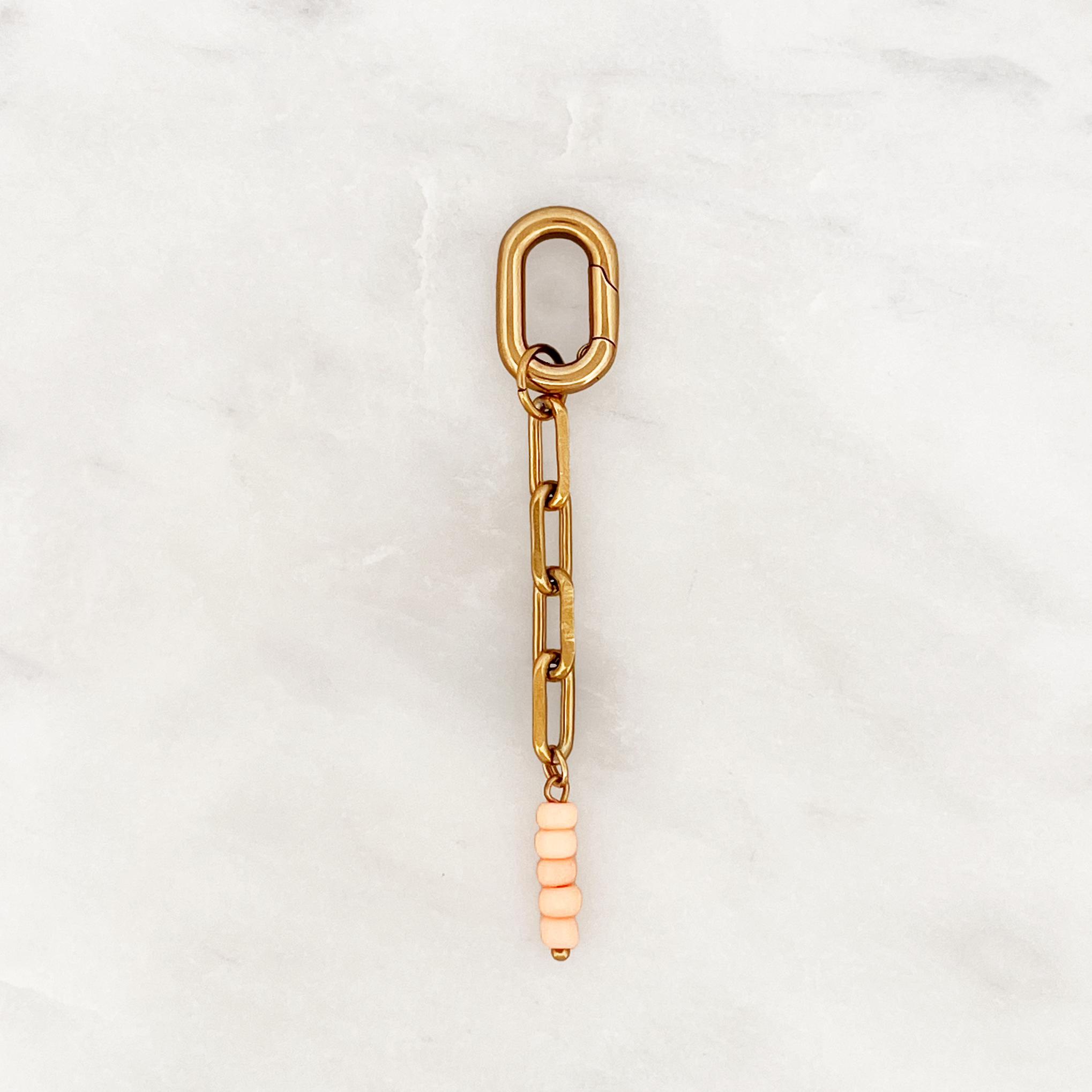 Bikini Charm Apricot Beads Buxon Clasp