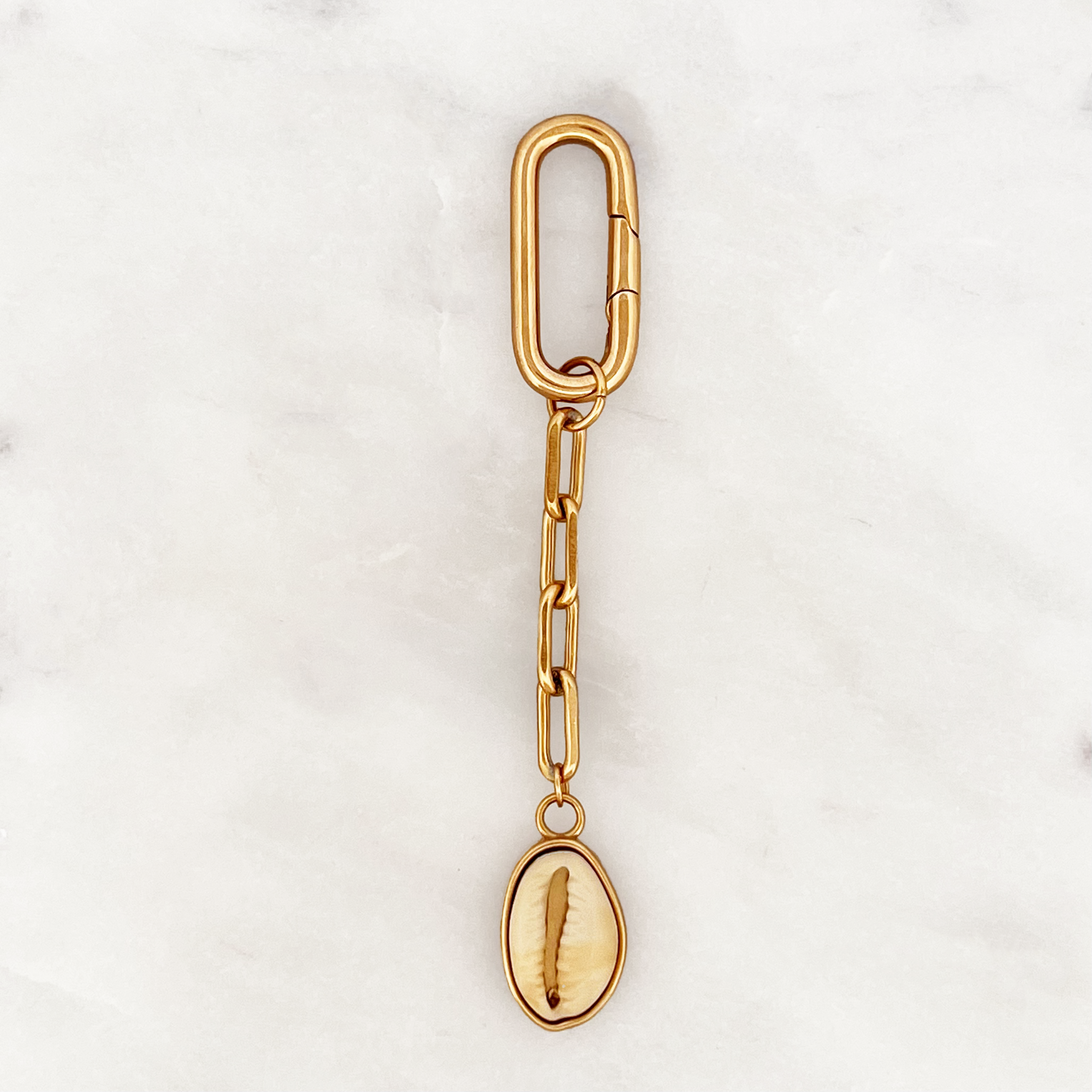 Bikini Charm Cowrie Shell Classic Clasp