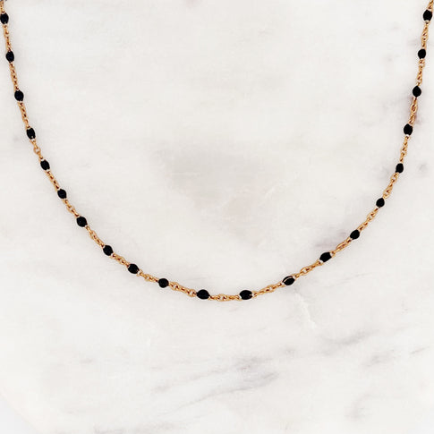 Base Black Dots Necklace