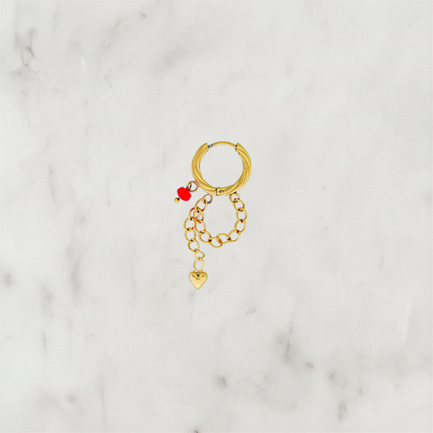Basic hoop red love