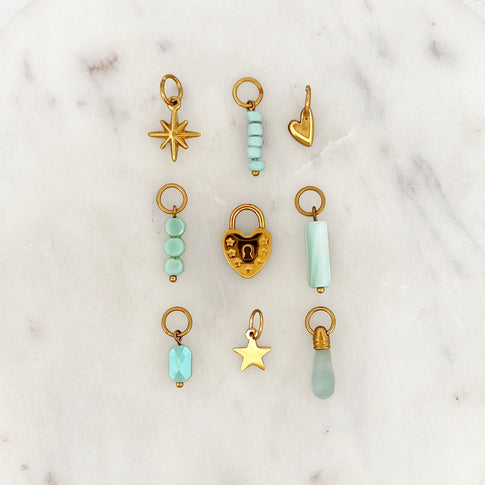 Charm box light turquoise