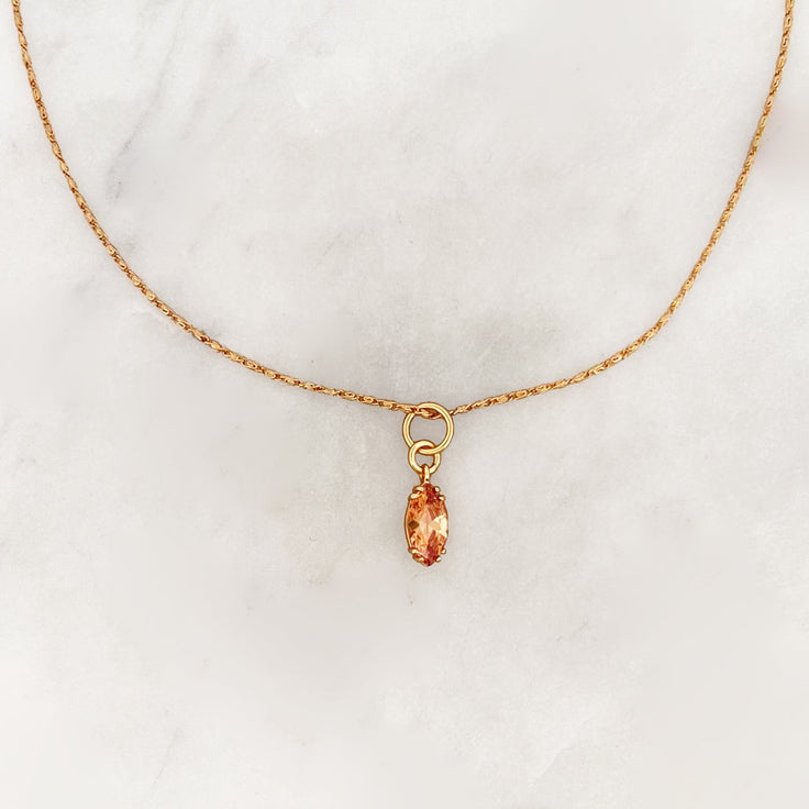 Choker Caramel Oval