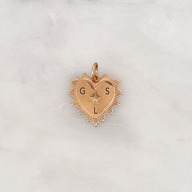 DYO Engrave Vintage Heart