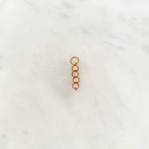 DYO Light Brown Glass Pearls