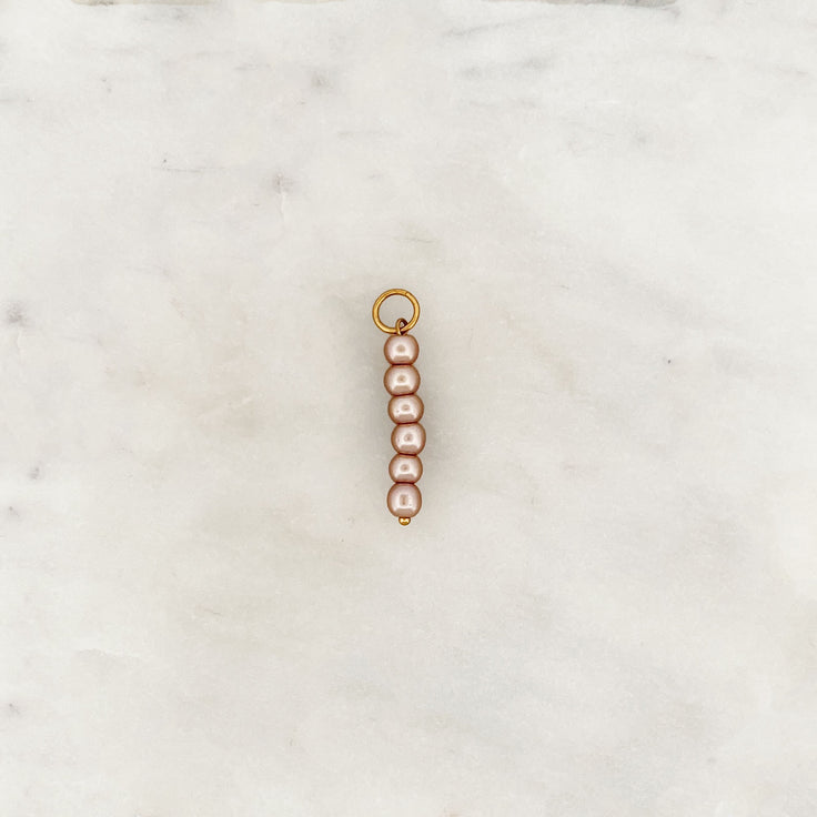 DYO Taupe Brown Glass Pearls